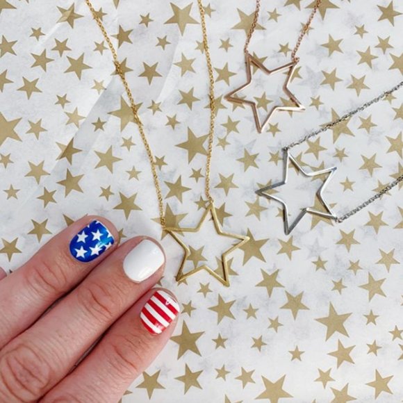 Stars Hollow Necklace - Rose Gold - Picture 5 of 6